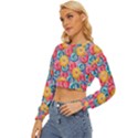 Multicolored Donuts Lightweight Long Sleeve Sweatshirt View2