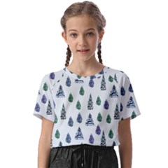 Coniferous Forest Kids  Basic Tee by SychEva