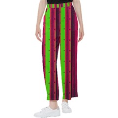 Warped Stripy Dots Women s Pants  by essentialimage365