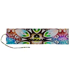 375 Chroma Digital Art Custom Roll Up Canvas Pencil Holder (l) by Drippycreamart