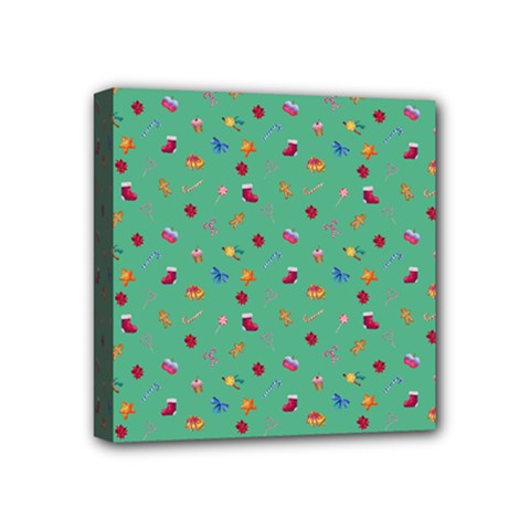 Christmas Elements For The Holiday Mini Canvas 4  X 4  (stretched) by SychEva