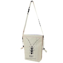 Banded Alder Borer  Folding Shoulder Bag by Limerence