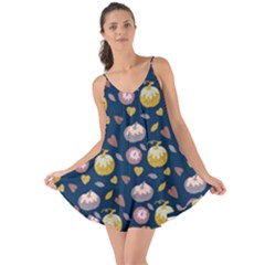 Autumn Pumpkins Love The Sun Cover Up by SychEva