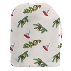 Rowan Branches And Spruce Branches Drawstring Pouch (3xl) by SychEva