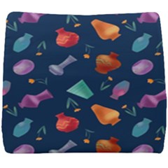 Jugs And Vases Seat Cushion by SychEva