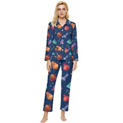 Jugs And Vases Womens  Long Sleeve Pocket Pajamas Set by SychEva