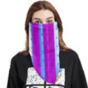 Warped Stripy Dots Face Covering Bandana (Triangle) View1