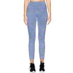 Curly Flowers Pocket Leggings  by SychEva