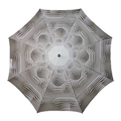 Illusion Waves Golf Umbrellas by Sparkle