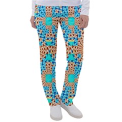 Illusion Waves Pattern Women s Casual Pants by Sparkle