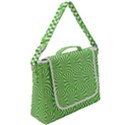 Illusion Waves Pattern Box Up Messenger Bag View2