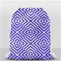 Illusion Waves Pattern Drawstring Bag (Small) View2