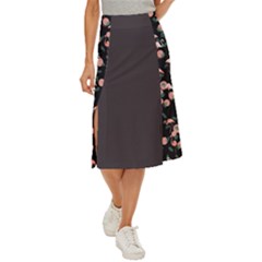 Flamingo Midi Panel Skirt by flowerland