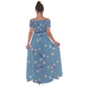 Cute Dragonflies In Spring Off Shoulder Open Front Chiffon Dress View2