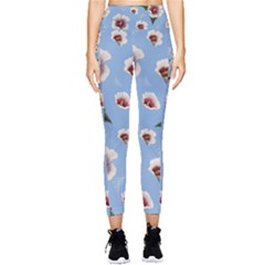 Hibiscus Flowers Pocket Leggings  by SychEva