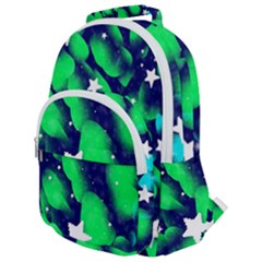 Space Odyssey  Rounded Multi Pocket Backpack by notyouraveragemonet