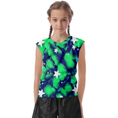 Space Odyssey  Kids  Raglan Cap Sleeve Tee by notyouraveragemonet