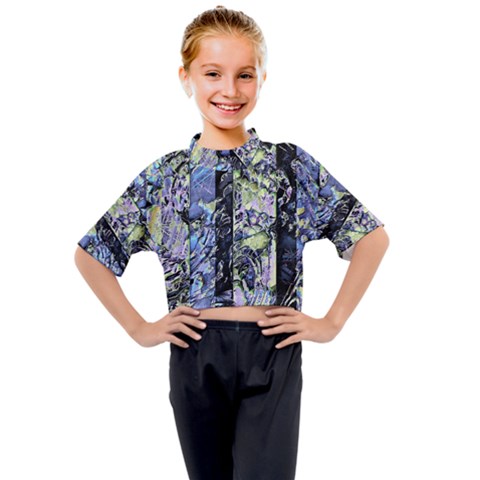 Just A Show Kids Mock Neck Tee by MRNStudios