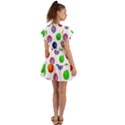 Christmas Balls Flutter Sleeve Wrap Dress View2