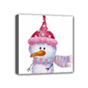 Snowman Mini Canvas 4  x 4  (Stretched) View1