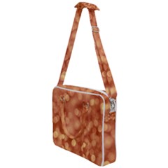 Light Reflections Abstract No7 Peach Cross Body Office Bag by DimitriosArt