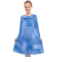 Light Reflections Abstract Kids  Midi Sailor Dress by DimitriosArt