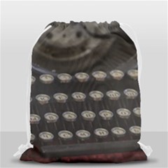 Keyboard From The Past Drawstring Bag (small) by DimitriosArt