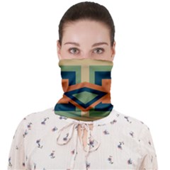Abstract Pattern Geometric Backgrounds   Face Covering Bandana (adult) by Eskimos