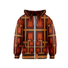 Abstract Pattern Geometric Backgrounds   Kids  Zipper Hoodie by Eskimos