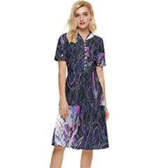 Rager Button Top Knee Length Dress by MRNStudios