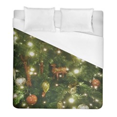 Christmas Tree Decoration Photo Duvet Cover (full/ Double Size) by dflcprintsclothing