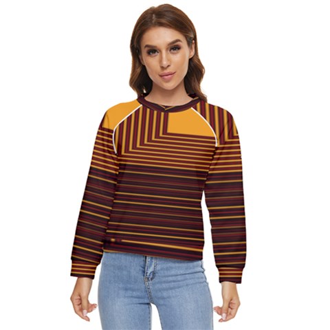 Gradient Women s Long Sleeve Raglan Tee by Sparkle