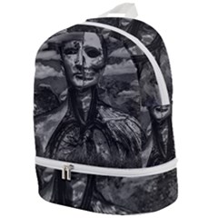 Bw Creepy Fantasy Scene Artwork Zip Bottom Backpack by dflcprintsclothing