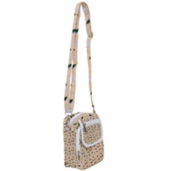 Festive Champagne Shoulder Strap Belt Bag by SychEva