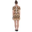 Champagne For The Holiday Drop Hem Mini Chiffon Dress View2