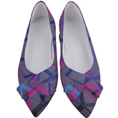 3d Lovely Geo Lines Women s Bow Heels by Uniqued