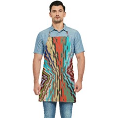 Digital Illusion Kitchen Apron by Sparkle