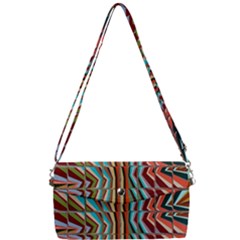 Digital Illusion Removable Strap Clutch Bag by Sparkle