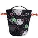 Digital Illusion Drawstring Bucket Bag View1