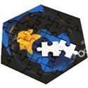 Digital Illusion Wooden Puzzle Hexagon View2