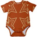 Abstract pattern geometric backgrounds   Baby Short Sleeve Onesie Bodysuit View1