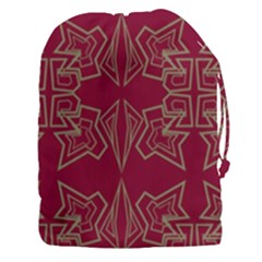 Abstract Pattern Geometric Backgrounds   Drawstring Pouch (3xl) by Eskimos