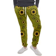 Floral Pattern Paisley Style  Men s Jogger Sweatpants by Eskimos