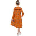 Floral pattern paisley style  Kids  Midi Sailor Dress View2