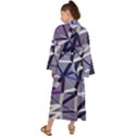 3D Lovely GEO Lines IX Maxi Kimono View2