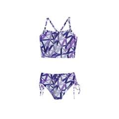 3d Lovely Geo Lines X Girls  Tankini Swimsuit by Uniqued