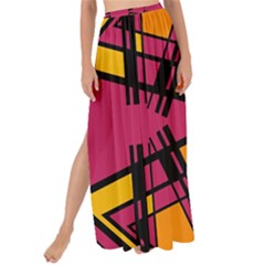 Abstract Geometric Design    Maxi Chiffon Tie-up Sarong by Eskimos