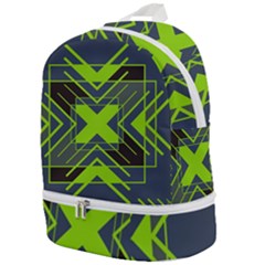 Abstract Geometric Design    Zip Bottom Backpack by Eskimos