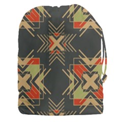 Abstract Geometric Design    Drawstring Pouch (3xl) by Eskimos