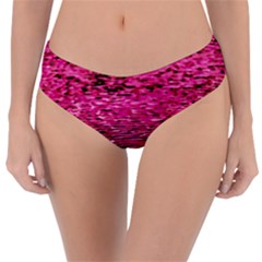 Pink  Waves Flow Series 1 Reversible Classic Bikini Bottoms by DimitriosArt